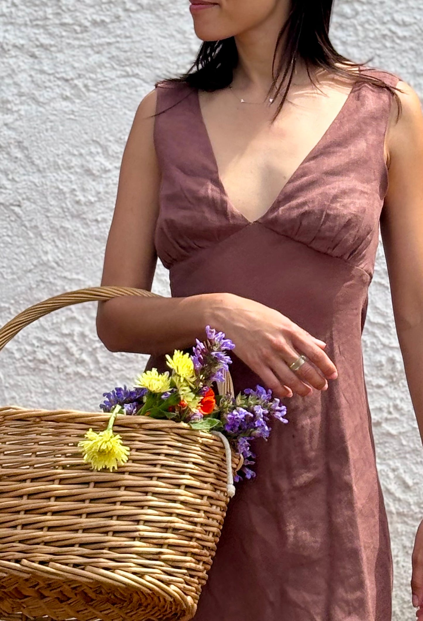 Coral dress