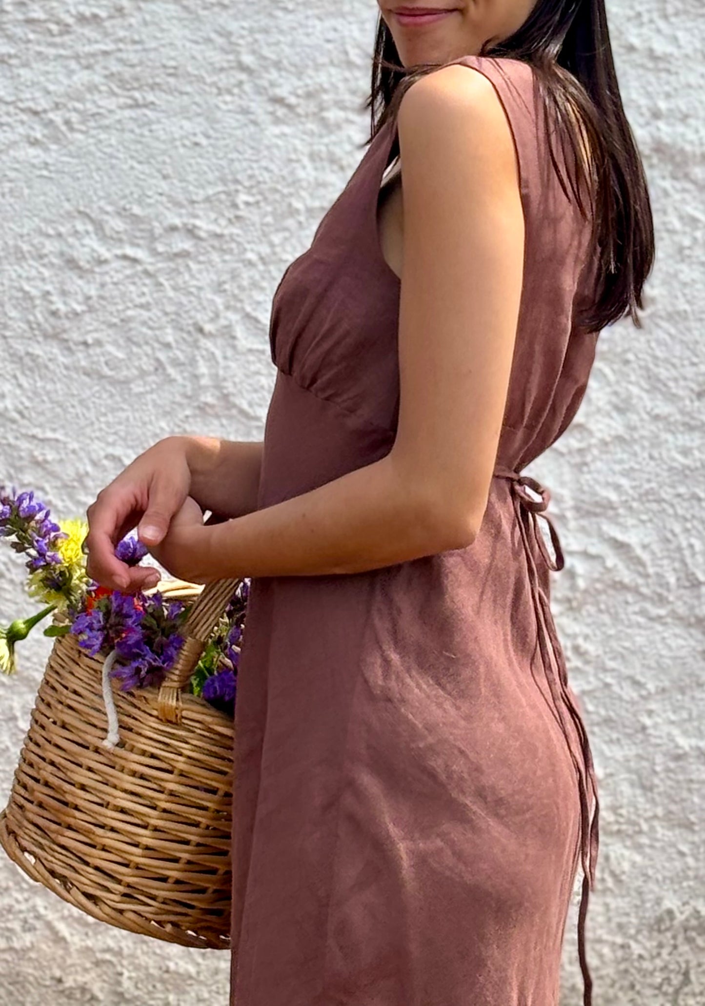 Coral dress