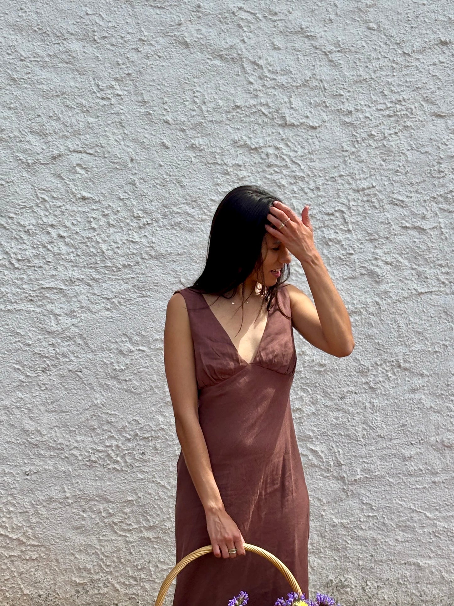 Coral dress