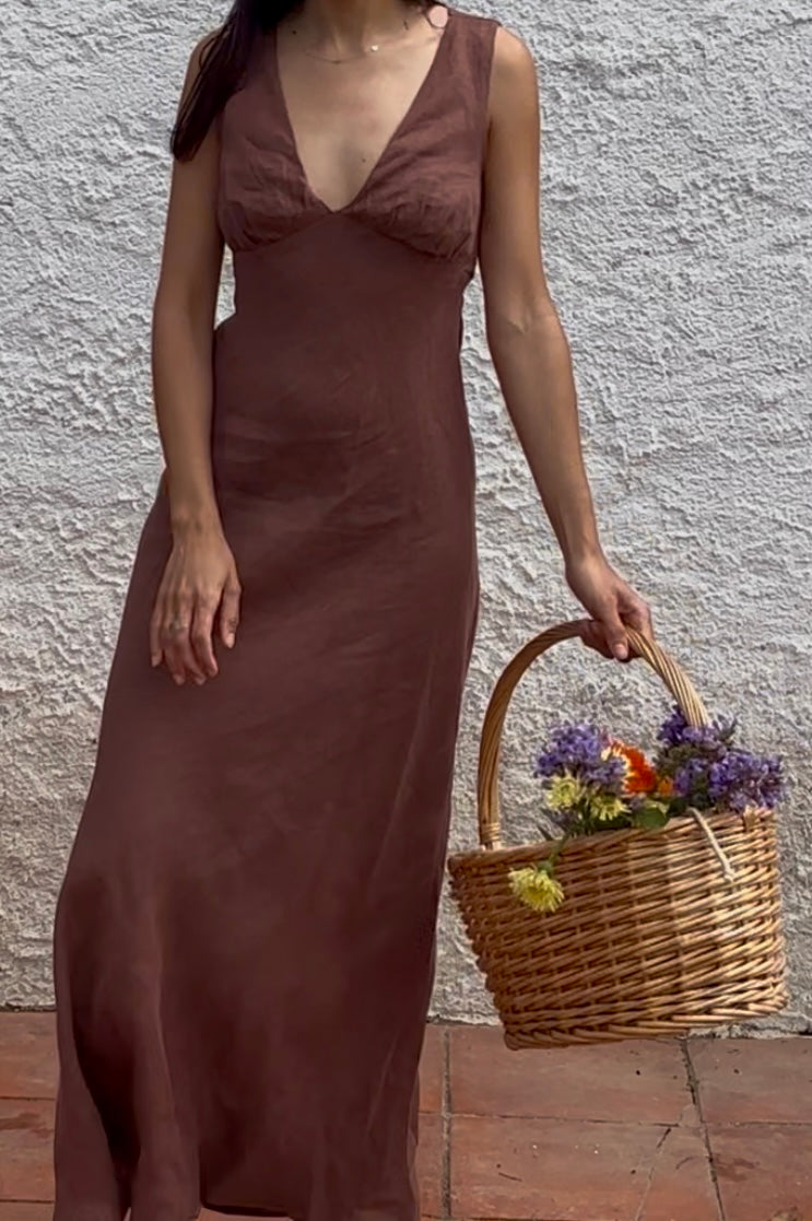Coral dress