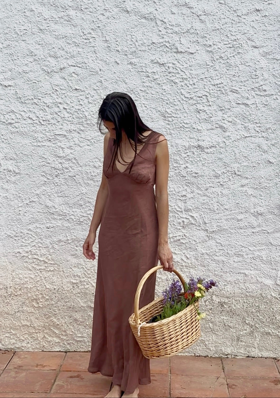 Coral dress