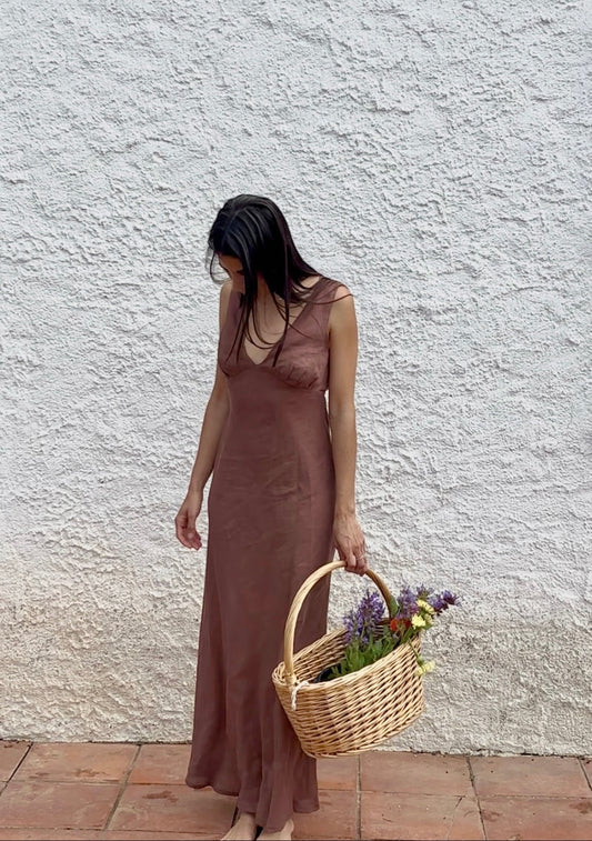 Coral dress